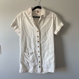 Pilcro White Shirt Dress